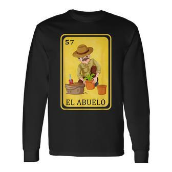 Spanish-Mexican Bingo El Abuelo Long Sleeve T-Shirt | Mazezy