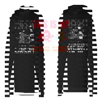This Is My Spare Bowling Long Sleeve T-Shirt - Monsterry