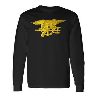 Special Warfare Navy Seal Trident Military Veteran Long Sleeve T-Shirt - Monsterry AU