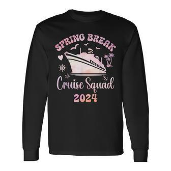 Spring Break Cruise Squad 2024 Trip Family Matching Vacation Long Sleeve T-Shirt - Seseable