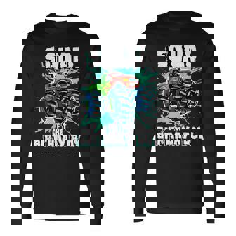 Squad Of The Birthday Boy Monster Truck Birthday Party Long Sleeve T-Shirt - Monsterry