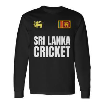 Sri Lanka Cricket 2024 Sri Lankan Cricket Jersey Long Sleeve T-Shirt - Seseable