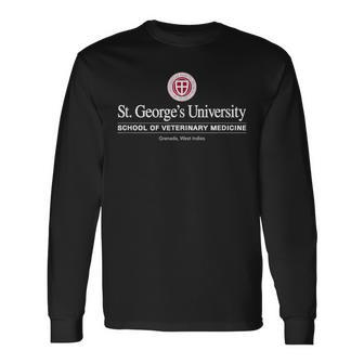 St George's University School Of Veterinary Medicine Long Sleeve T-Shirt | Mazezy