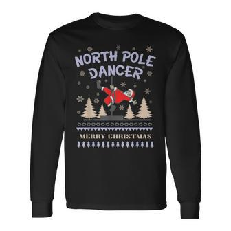 St Nicholas Day Santa Claus North Pole Dancer Long Sleeve T-Shirt - Monsterry AU
