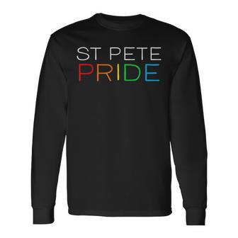 St Pete Florida Pride Long Sleeve T-Shirt - Monsterry