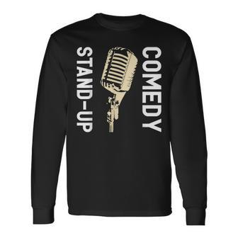 Stand-Up Comedy Comedian Long Sleeve T-Shirt - Monsterry UK