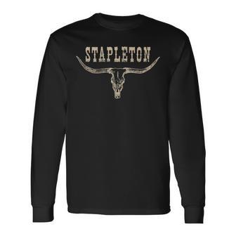 Stapleton Last Name Personalized Team Stapleton Family Pride Long Sleeve T-Shirt - Seseable