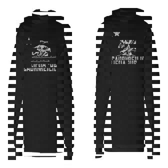 State Flag Of California Republic Long Sleeve T-Shirt - Thegiftio