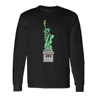 Statue Of Liberty T Nyc Statue Long Sleeve T-Shirt - Monsterry AU