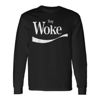 Stay Woke Cola Long Sleeve T-Shirt - Monsterry AU