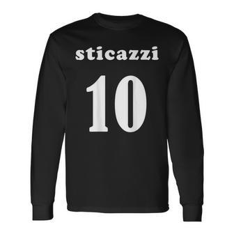 Sticazzi 10 Minimalist Sti Cocks Long Sleeve T-Shirt - Monsterry UK