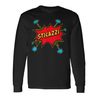 Sticazzi The Solution To Every Problem V2 Long Sleeve T-Shirt - Monsterry CA