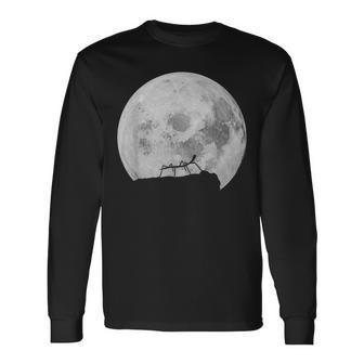 Stick Insect And Moon Pet Stick Insect Vintage Long Sleeve T-Shirt - Monsterry CA