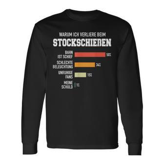 Stockschießen Eisstock Stockschütze Eisstockschießen Langarmshirts - Geschenkecke