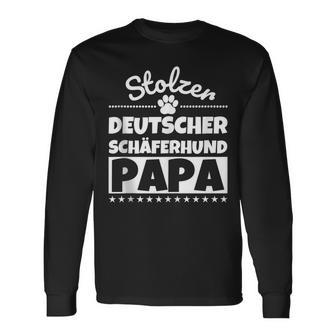 Stolzer Deutscher Schäferhund Papa Langarmshirts - Geschenkecke