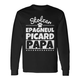 Stolzer Epagneul Picard Papa Langarmshirts - Geschenkecke