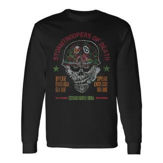 Stormtroopers Of Death Helmet Head Langarmshirts - Seseable