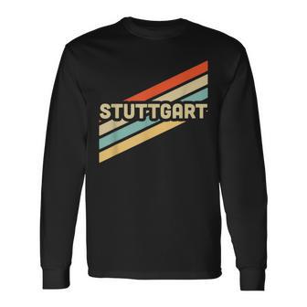 Stuttgart Vintage Retro S Langarmshirts - Seseable