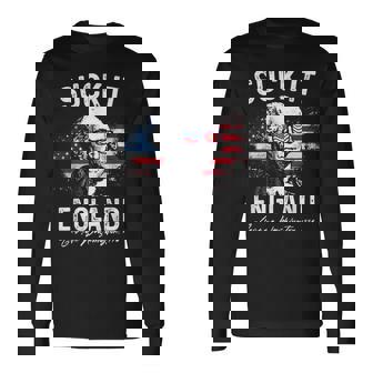 Suck It England 4Th Of July George Washington 1776 Long Sleeve T-Shirt - Thegiftio