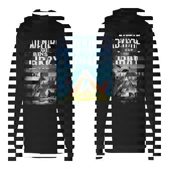 Summer Reading Program 2024 Adventure Begins At Your Library Long Sleeve T-Shirt - Thegiftio