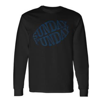 Sunday Funday Vintage Denver Football Long Sleeve T-Shirt - Monsterry DE