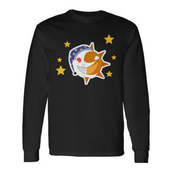 Sunrise And Moondrop Five Night Sun And Moon Long Sleeve T-Shirt - Monsterry
