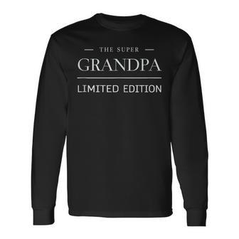 The Super Grandfather Limited Edition Father's Day Long Sleeve T-Shirt - Thegiftio UK
