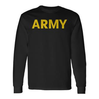 Super Soft Army Physical Fitness Uniform Long Sleeve T-Shirt - Monsterry AU