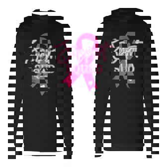 Support Squad Breast Cancer Support Squad Long Sleeve T-Shirt - Thegiftio