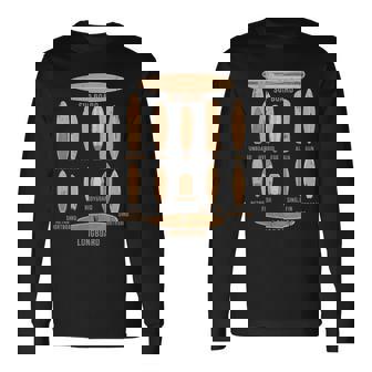 Surfboard Types Surfing Surfer Summer Surfboards Long Sleeve T-Shirt | Mazezy