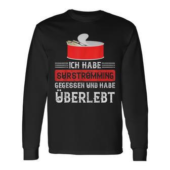 Surströmming Sweden Hering Survivor S Langarmshirts - Geschenkecke