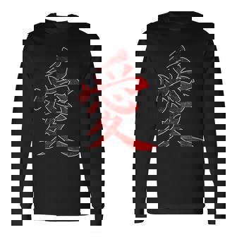 Symbole De L'amour Japonais Calligraphie Kanji T-shirt à manches longues - Cadeauxyz