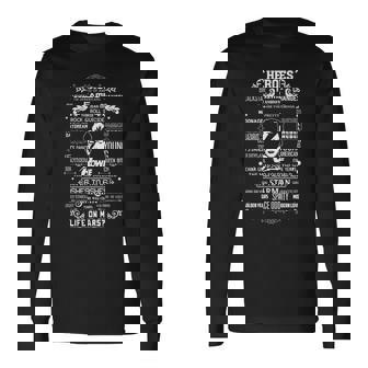 T-shirt à manches longues Hommage Artiste Noir, Tee Design Musique Iconique - Cadeauxyz