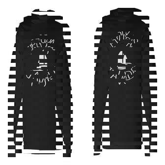T-shirt à manches longues Je Peux Pas J'ai Voile pour Amateurs de Voile - Cadeauxyz