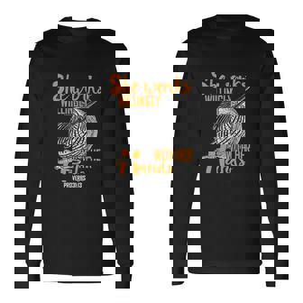 T-shirt à manches longues Noir Passion Tricot Elle travaille avec joie de ses mains Proverbes 31:13 - Cadeauxyz