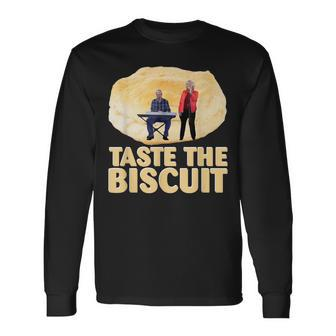 Taste The Biscuit Long Sleeve T-Shirt - Monsterry UK