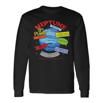 Teaching Learning About Space Neptune Planets Long Sleeve T-Shirt - Monsterry DE