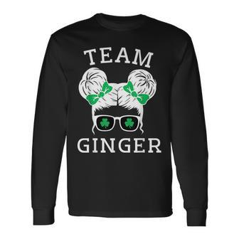 Team Ginger St Patrick's Day Irish Pride Long Sleeve T-Shirt - Monsterry