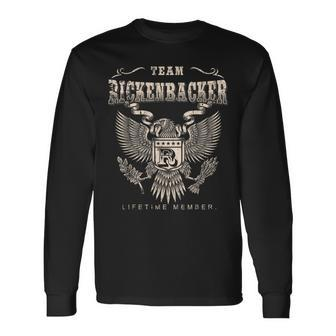 Team Rickenbacker Lifetime Member Rickenbacker Name Long Sleeve T-Shirt - Monsterry