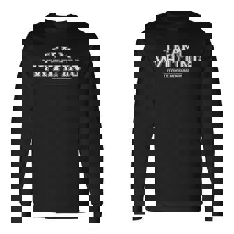 Team Whiting Proud Family Surname Last Name Long Sleeve T-Shirt - Seseable