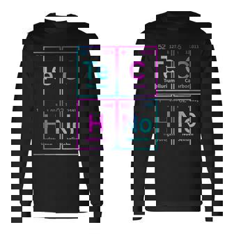 Techno Sintetizador Químico Rave Music Edm Music Festival Camiseta de manga larga - Regaloses
