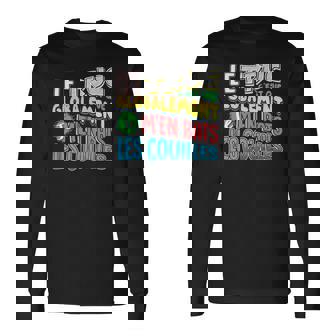 Tee-Shirt Humour Globalement Je M'en Bats Les Couilles, Homme & Femme T-shirt à manches longues - Cadeauxyz