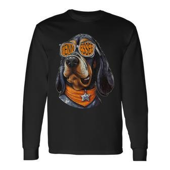 Tennessee Dog Sport Lovers Tennessee Coonhound Fan Long Sleeve T-Shirt - Seseable