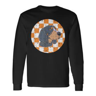 Tennessee Hound Dog Costume Tn Throwback Knoxville Long Sleeve T-Shirt - Seseable