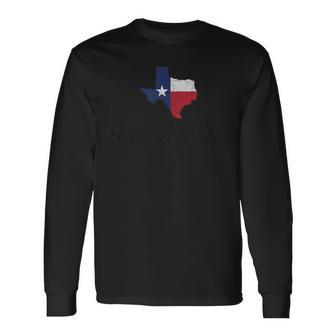 Make Texas A Country Again Graphic Black Idea Long Sleeve T-Shirt - Monsterry