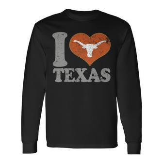 Texas Men Women Youth Sports Fan Football Gear Kids Long Sleeve T-Shirt | Mazezy