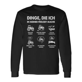 Things Die Ich In Meiner Freizeit Mache Langarmshirts - Seseable