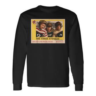 The Three Horsemen Boulder Dam Knuckleheads Card Long Sleeve T-Shirt - Monsterry DE