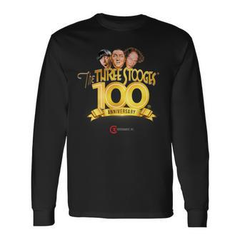 The Three Stooges 100Th Anniversary Long Sleeve T-Shirt | Seseable CA