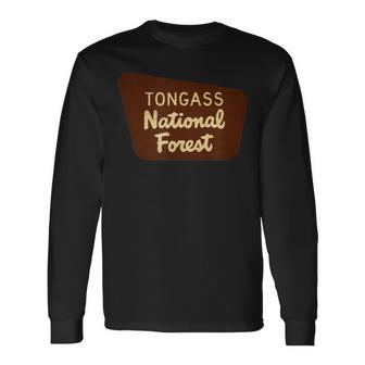 Tongass National Forest Alaska Ak Souvenir Long Sleeve T-Shirt - Monsterry DE